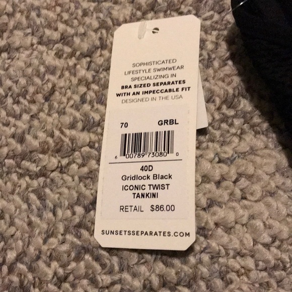 40D Sunsets Gridlock Iconic Twist Tankini - Picture 6 of 6